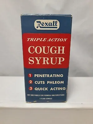 Vintage Rexall Empty Cough Syrup Box • $9.95