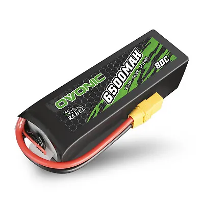 Ovonic 14.8V 80C 6500mAh 4S Lipo Battery XT90 For RC Car Truck Airplane Heli Jet • $76.99