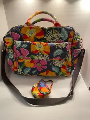 Vera Bradley Diaper Bag In Jazzy Blooms Plus Vinyl Coin Purse • $11.99