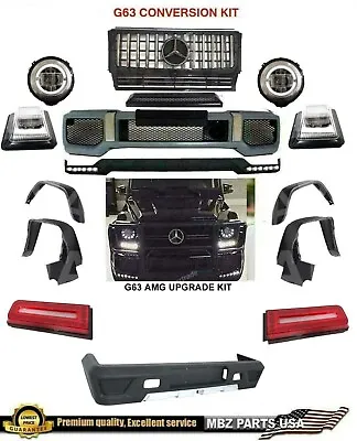 Aftermarket G-63 AMG Style Full Body Kit Fit Benz G-Class W463 G500 G55 Bumper • $3299