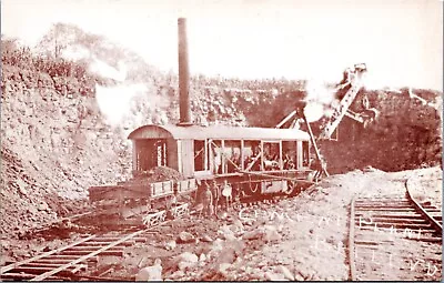 Postcard MI Bellevue - Modern Reprint Of Steam Shovel At Cement Plant • $6.99