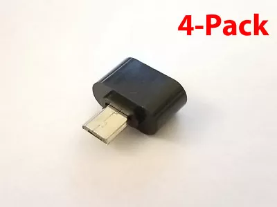 Micro USB B Male To USB 2.0 A Female OTG Adapter For Samsung S4 S5 S6 S7  4-Pack • $10
