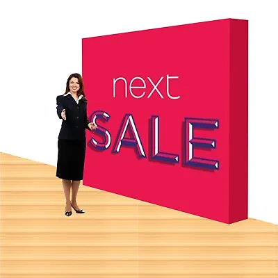 Tension Fabric Backdrop Booth Frame 8x10ft. Straight Pop-Up Display Stand • $279.99