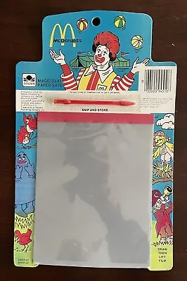 Vintage 1984 McDONALD'S Golden MAGIC SLATE • $35