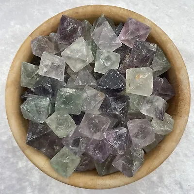 Rainbow Fluorite Octahedron • £1