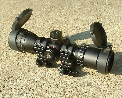 $149.97 • Buy UTG 3-9X32 Compact Illuminated Reticle W/Quick Detach Rings SCP-M392AOLWQ Scope