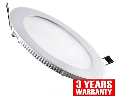 £6.99 • Buy 12W Recessed LED Ceiling Down Light Panel Kitchen Bathroom Lamp Spotlights 6500K