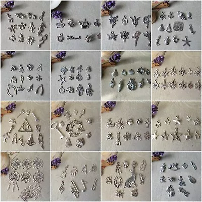 £3.10 • Buy Tibetan Silver Theme Charm Packs - Christmas, Animal, Fairytale,Seaside,etc.