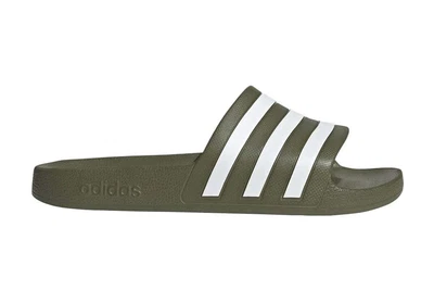$59.99 • Buy Adidas Unisex Adilette Aqua Slides (Green/White/Green, Size 7 US), Shoes &