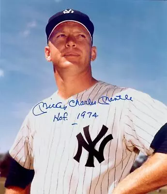 Mickey Mantle Yankees 8x10 Autographed Photo Reprint .. Free Shipping • $8