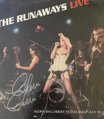 $100 • Buy The Runaways Cherie Currie Signed Live Album