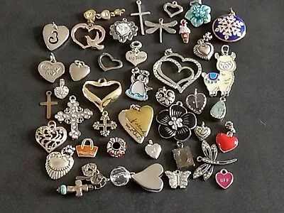 Vintage To Update Jewelry Lot Of Different Charms & Pendants • $7.50