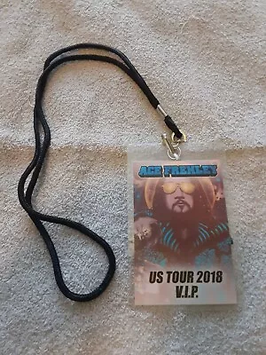 ACE FREHLEY / KISS 2018 VIP Tour Pass Lanyard SIGNED • $60