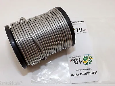 2mm Aluminium Craft Modelling Armature Wire  * 5m 10m 20m * PICK LENGTH.. • £4.91