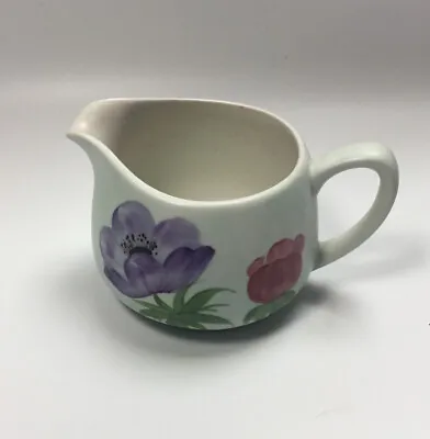 Vintage Handpainted Pottery Creamer Decorated With Flowers. E Radford England • £6.99