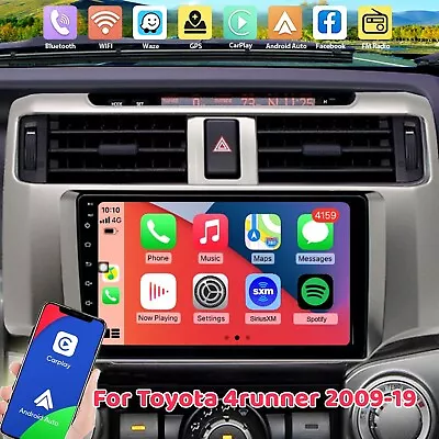 For Toyota 4runner 2009-19 2G+32G Android 13 Carplay Car Radio Gps Navi +Camera • $151.02