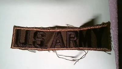Military Patch Sew On Older Name Tape Us Army Very Old And Crudely Made • $3.99