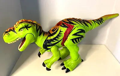 Mattel 2004 Imaginext Razor T Rex Dinosaur Works- Green And Red 13 In X 7 In • $10.15