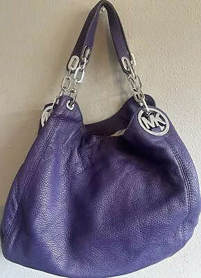 Michael Kors Purple Chain Bag Tote Large Purse • $75