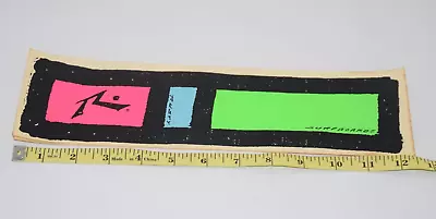 RUSTY Surfboards Neon Pink Green 80's Original Rare Vintage Surfing STICKER Read • $25.48