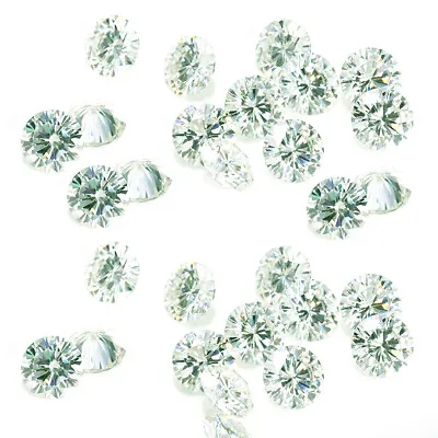 3.03 Ct VVS1`4pc=6 Mm ICE BLUE WHITE LOOSE ROUND MOISSANITE DIAMOND LOT FOR Ring • $0.99