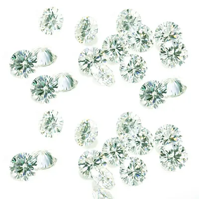 3.03ct VVS1-4pc=6 Mm ICE BLUE WHITE LOOSE ROUND MOISSANITE DIAMOND LOT FOR Ring • $0.99