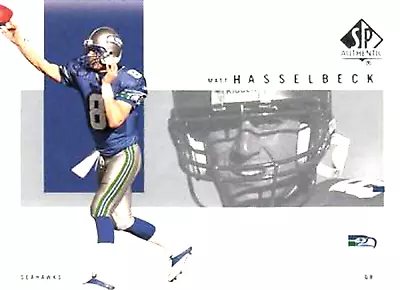 2001 SP Authentic #81 Matt Hasselbeck Seattle Seahawks • $0.25