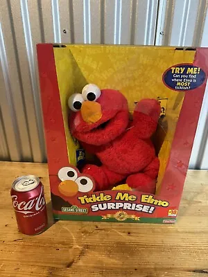 2000 Fisher Price Tickle Me Elmo Surprise 5th Anniversary Edition Vintage Rare • $45