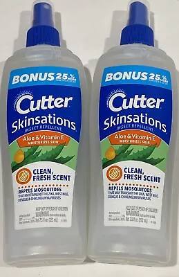 Cutter Skinsations Bug Spray Mosquito Repellent 2-Pack   7.5 OZ 25% More • $7.89