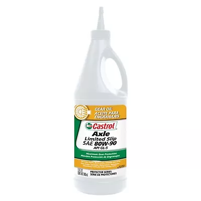 Castrol Axle Limited Slip SAE 80W-90 Gear Oil API GL-5 - 1 Quart • $20.45