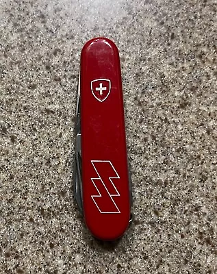 (rare) Victorinox Swiss Army Rostfrei Officer Suisse Red Knife Tool • $21.99