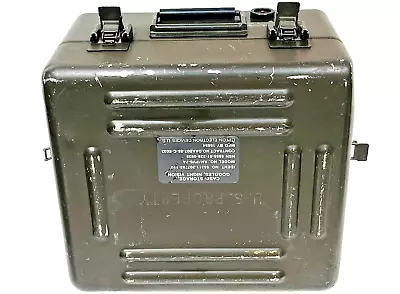 US Military Night Vision Goggles Case Box Storage Aluminum Old School ￼ • $59.99