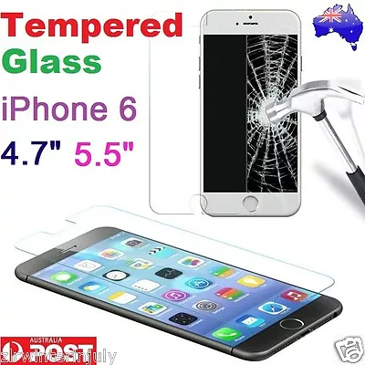 Tempered Glass Screen Protector Film Guard For IPhone 6 6S Plus 4.7  5.5  HQ • $3.59