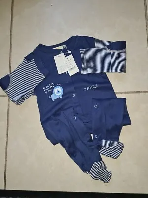 Babybol Jungle Baby Boys Blue  Babygrow Age 24 Months New • £3