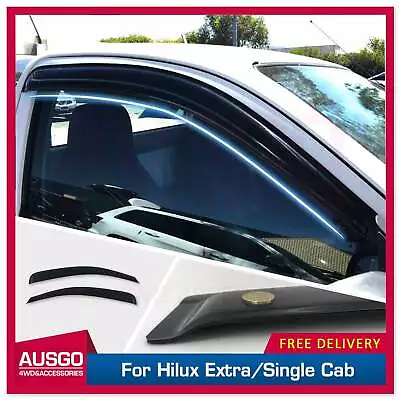 AUSGO Luxury Weather Shields For Toyota Hilux Single / Extra Cab 2005-2015 2pcs • $60.71