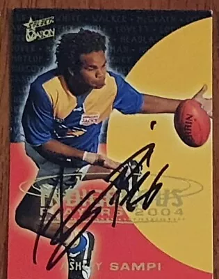 AFL 2004 Indigenous Ashley Sampi Signed Card • $35