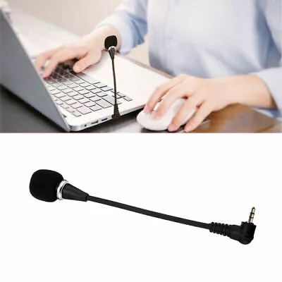 Mini 3.5mm Stereo Mic Audio Microphone Plug&Play  For PC Mobile Phone Laptop • $8.09