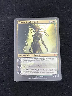 Vraska The Unseen Return To Ravnica LP Lightly Played  Black Green Mythic Rare • $2.20