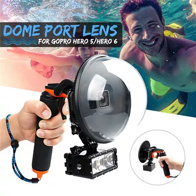 Underwater Diving Dome Port Handheld Camera Case Cover For GoPro Hero 6 / 5 Cam • $35.99