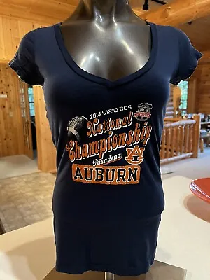 Womens 2014 Auburn University Vizio BCS Championship Game T-Shirt - Size S -New • $10