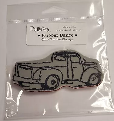 Pick Up Truck Car Cling Mounted Rubber Stamp • £4.50