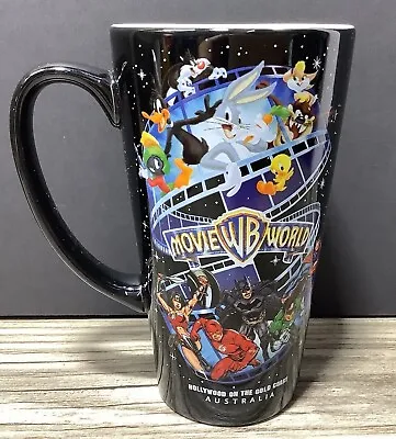 Warner Bros Movie World Coffee Mug Gold Coast Australia Looney Toons Superheroes • $39.95