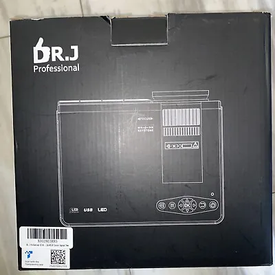 Dr. J HI-04 Digital Mini Projector Bundle W/ Remote & Cords Open Box-TESTED • $39