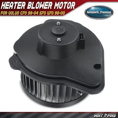 HVAC Heater Blower Motor W/ Fan Cage For Volvo C70 1998-2004 S70 V70 9171429 • $45.09