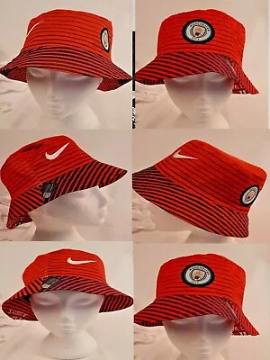 £45 • Buy 2016/17 3rd  Manchester  City  Bucket  Hats = Up Cycled  Shirts Various 