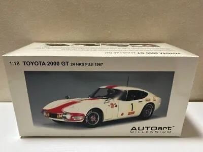 AUTOart 1/18 TOYOTA 2000GT 24 HRS FUJI 1967 Out Of Print New Unopened • £219.72