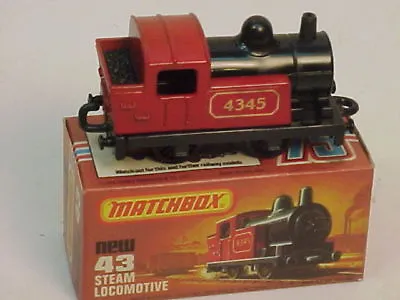 1978 Matchbox Lesney Superfast #43 0-4-0 Steam Locomotive New In Box • $9.99