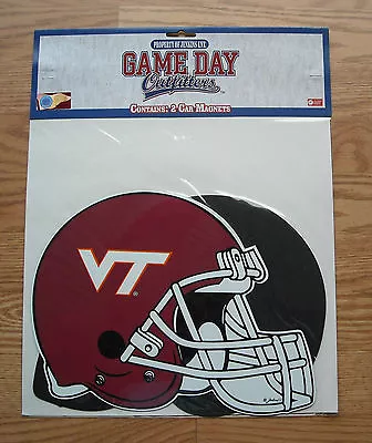 NIP Virginia Tech Hokies Large Helmet Car Magnets  • $14.99