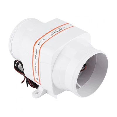 $29.60 • Buy Acouto Bilge Air Blower 12V 4inch 270CFM In‑Line Marine Bilge Air Blower 4 ...