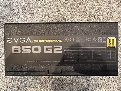 EVGA SuperNova 850 G2 Gold+ 850W Modular Power Supply Unit • £75